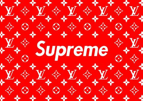 sfondi supreme x louis vuitton